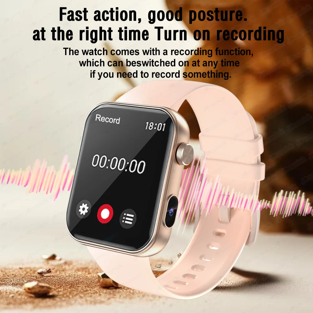 New Take Photo Smart Watch Women Men Camera Record Video