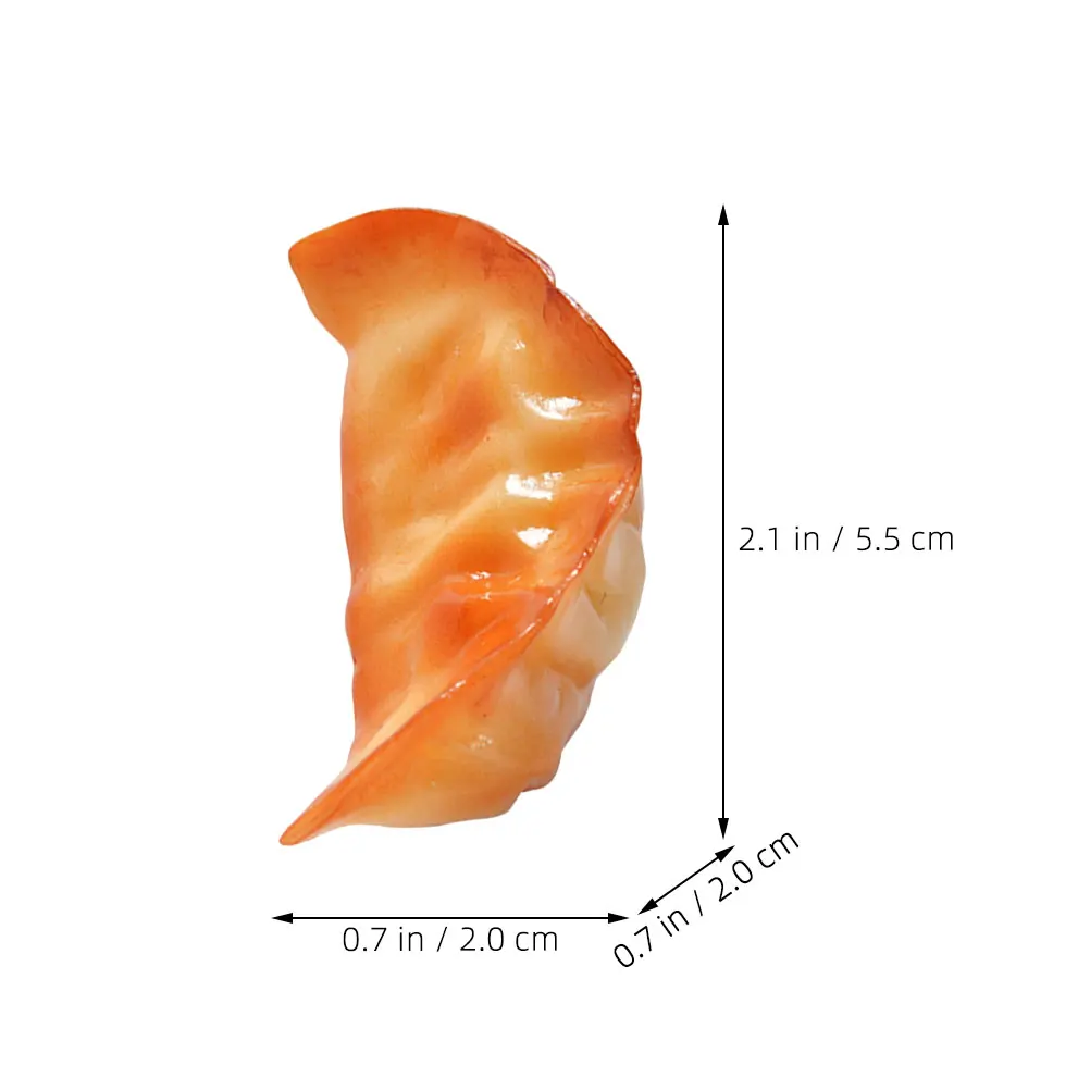 Artificial fruits and vegetables Simulation dumpling model 4pcs for shop window etc.