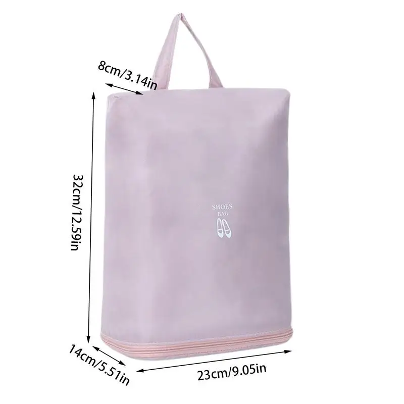 Shoe Bags for Travel Foldable Waterproof Shoe Pouches Organizer Lightweight Oxford Cloth Pouch with Large Capacity for Traveling