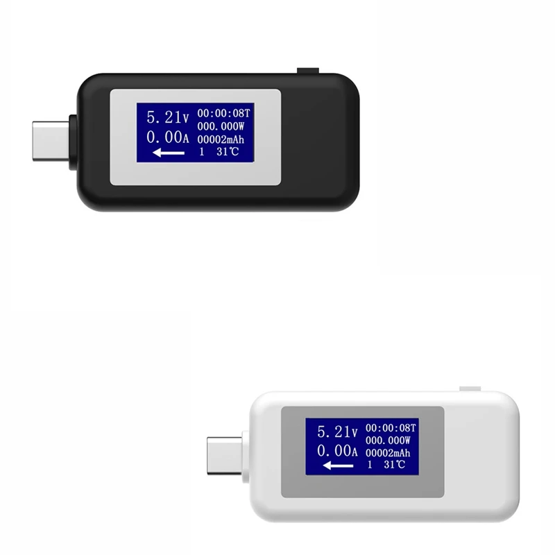 

Multi-Function USB Tester Type-C Charger Detector DC Digital Voltmeter Ammeter Current Voltage Meters