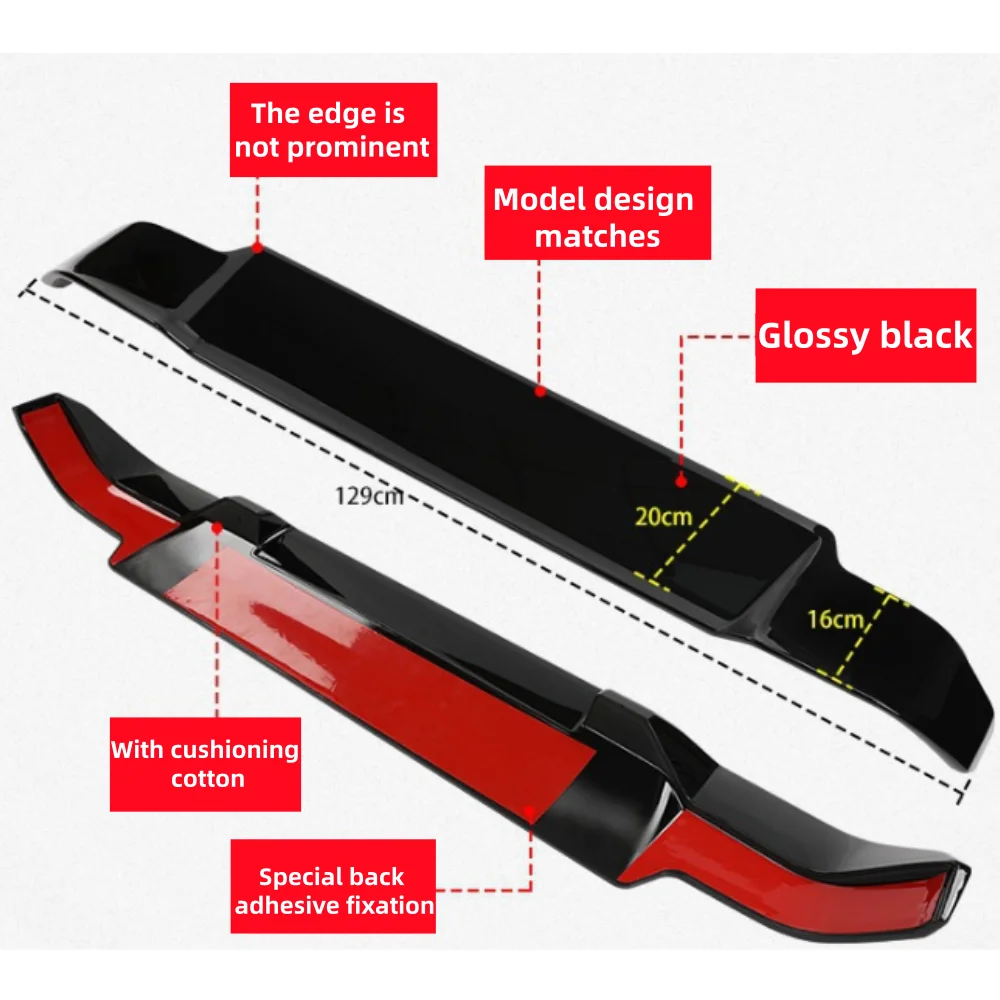 Spoiler Superiore per Paraurti Posteriore per Land Rover Defender 90 110 2020-2024 - immagine 5