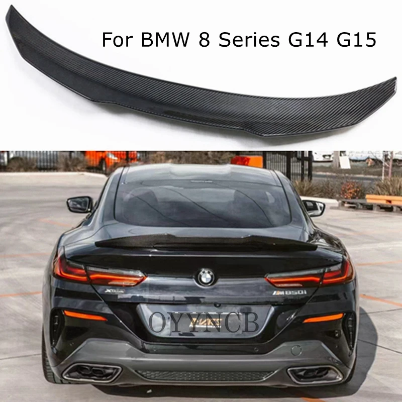 

Стильный спойлер для багажника из углеродного волокна для BMW 8 серии G14 G15 2020 2021 2022 2023 PSM