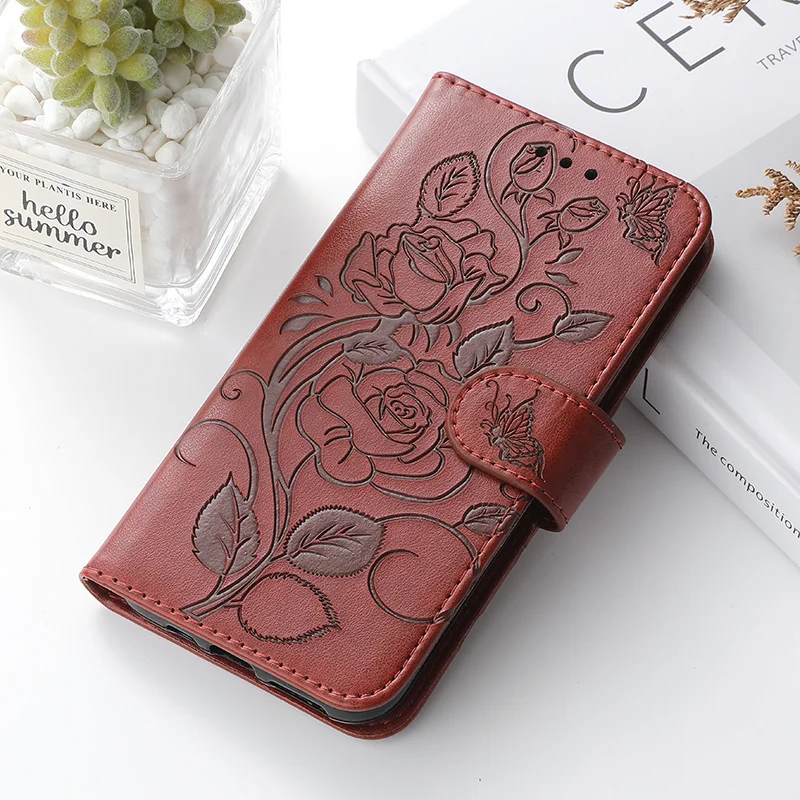 Leather Book Cover with Card Slot - Elegant and Durable Case