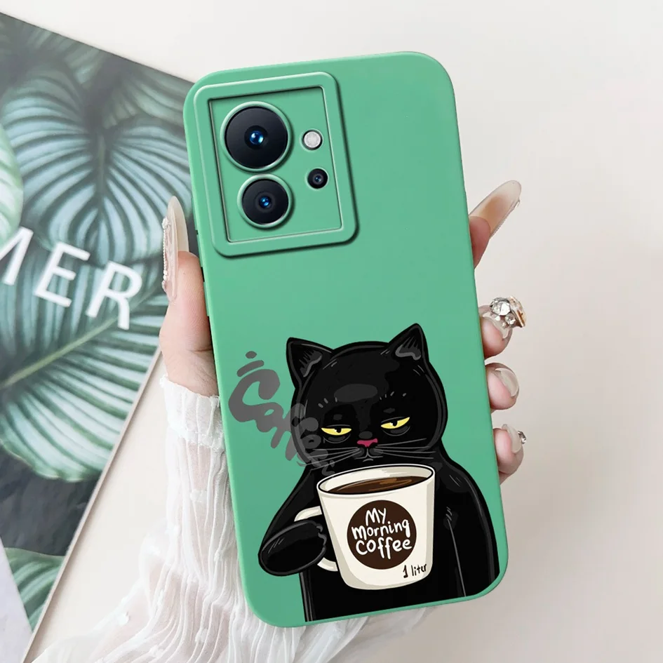 Cute Duck Cat Shockproof Bumper Phone Case with TPU Cover