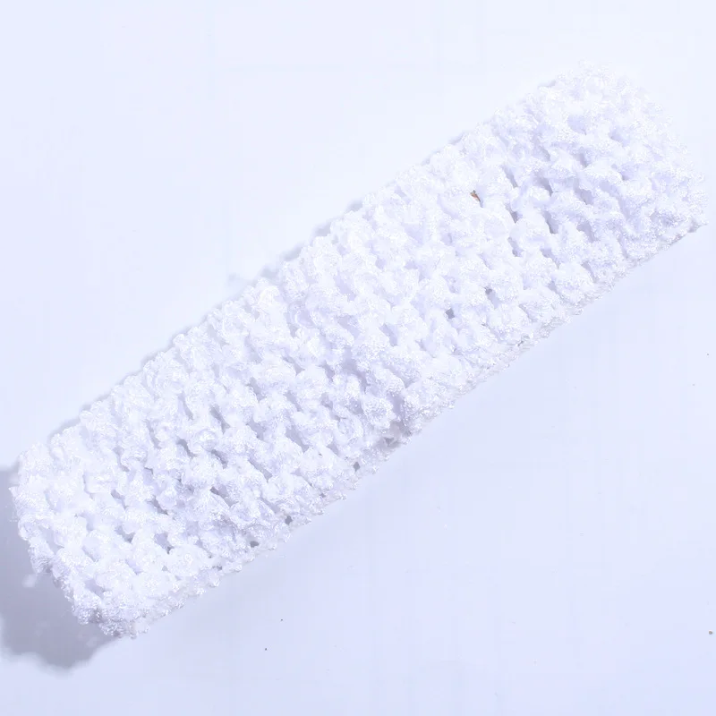 6PCS 4*28CM Mode Häkeln Elastische Band Für Kopf Tragen aushöhlen Stricken Elastische Band Band Haar krawatte Für Bekleidungs Zubehör – Detail 10