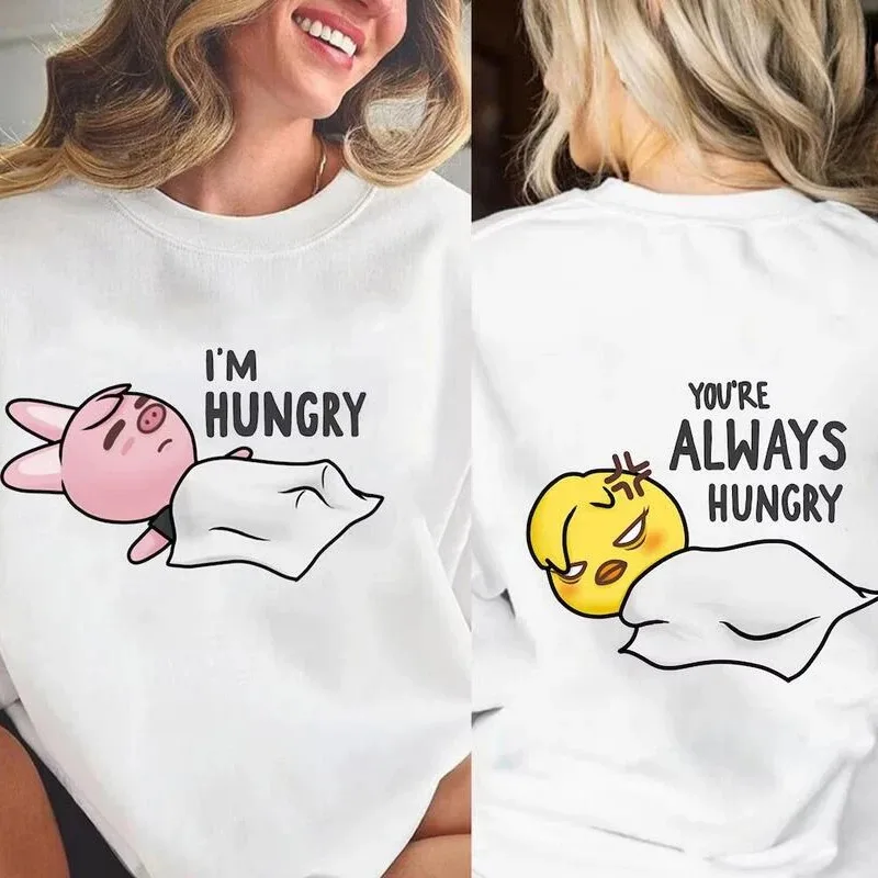 

I'm Hungry Stray Children Sweatshirt Women's Cotton Kpop Korean Fashion Funny Graphic T-Shirt Extra Large Streetwear Women's Clo