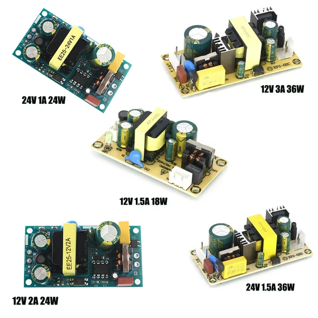AC 220v to 12V 24V Power Supply Module Precision Buck AC DC Converter Power Adapter 18W 24W 36W Step Down Transformer Module