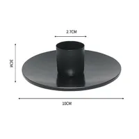 1pcs Candle Holder Metal Candlestick Desktop Decor Wedding Party Festival Candelabra 7*3*2.7cm 10*3*2.7cm Home Suplies 4