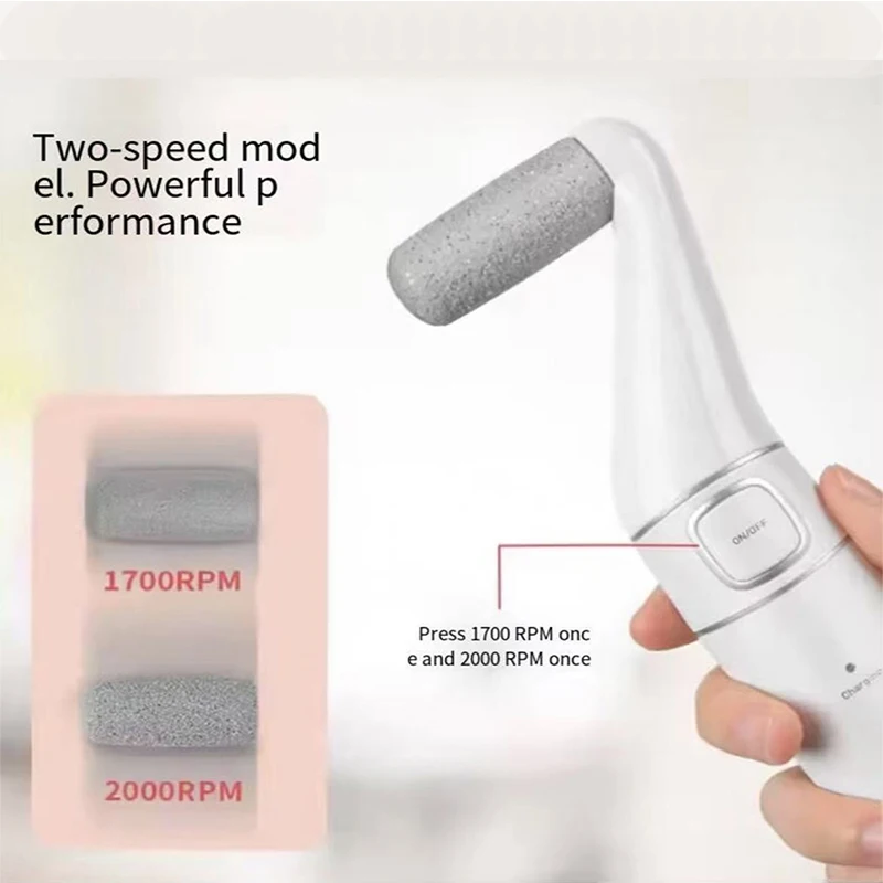Description Picture 2 of itemHot Sale Pedicure Planer USB Charging Foot Callus Remover Foot Grinder Replacement Head Foot Callus Remover