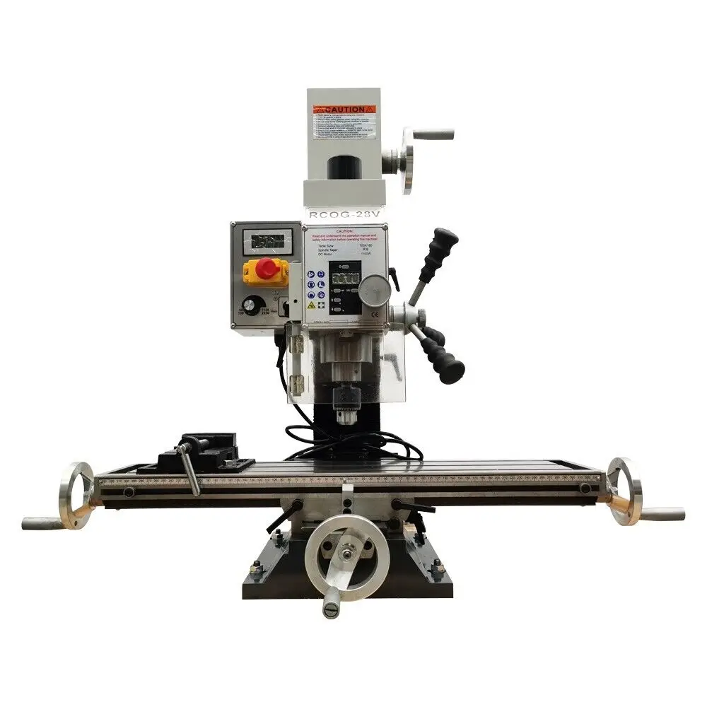 R8 Electric Heavy-duty Bench Drilling Milling Machine 1300W Brushless Motor 6