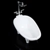 Dollhouse Miniature Bathtub With Shower Head Mini Bathroom Furniture For 1/6 1/12 Doll House Decor Accessories Kids Pretend Toy 3