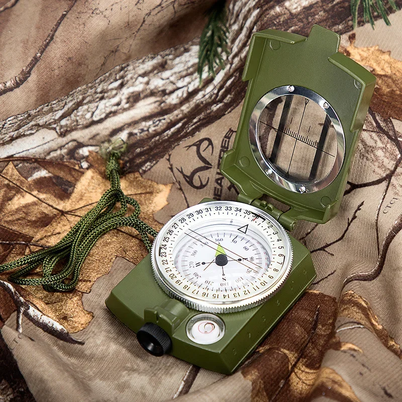 Bussola Ad Alta Precisione Gadget Da Esterno Sport Escursionismo Alpinismo Esercito Militare Professionale Metal Sight Survival Gear Militar