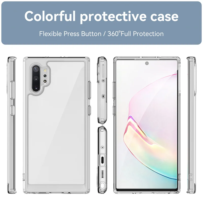 Shockproof Clear Transparent Case Cover