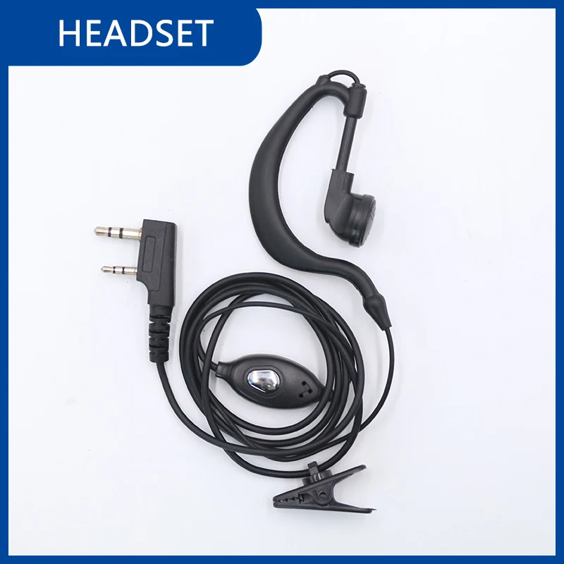 Walkie Talkie Headset QuanSheng UVK5 Earpiece UVK6 UV5R Plus DM-1701 BFUV-13 UV17 Plus Air Tube Headphone BF UV5R Two Way Radios 3
