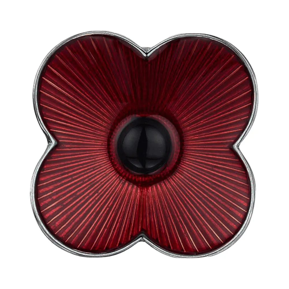 Poppy Souvenir Pin Lest We Forget Red Poppy Flower Lapel Dripping Oil Pin Jewelry Gift for Friends