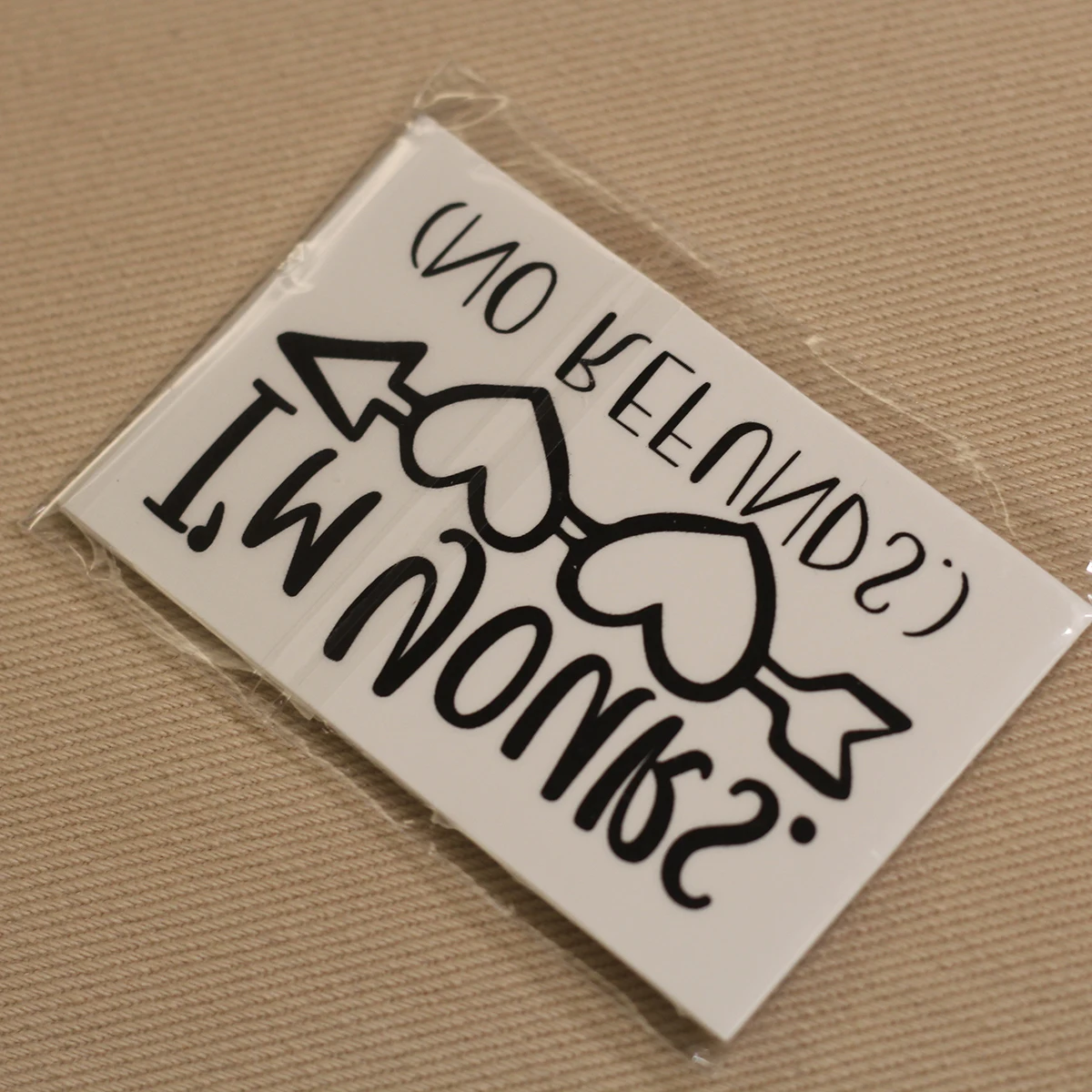 Adesivi per tatuaggi temporanei "Im yours" - Impermeabili, ipoallergenici e di lunga durata - Graziose decorazioni per il corpo - immagine 5