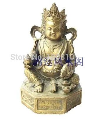 Bronze statue copper Precision buddha mammographies long fortune |