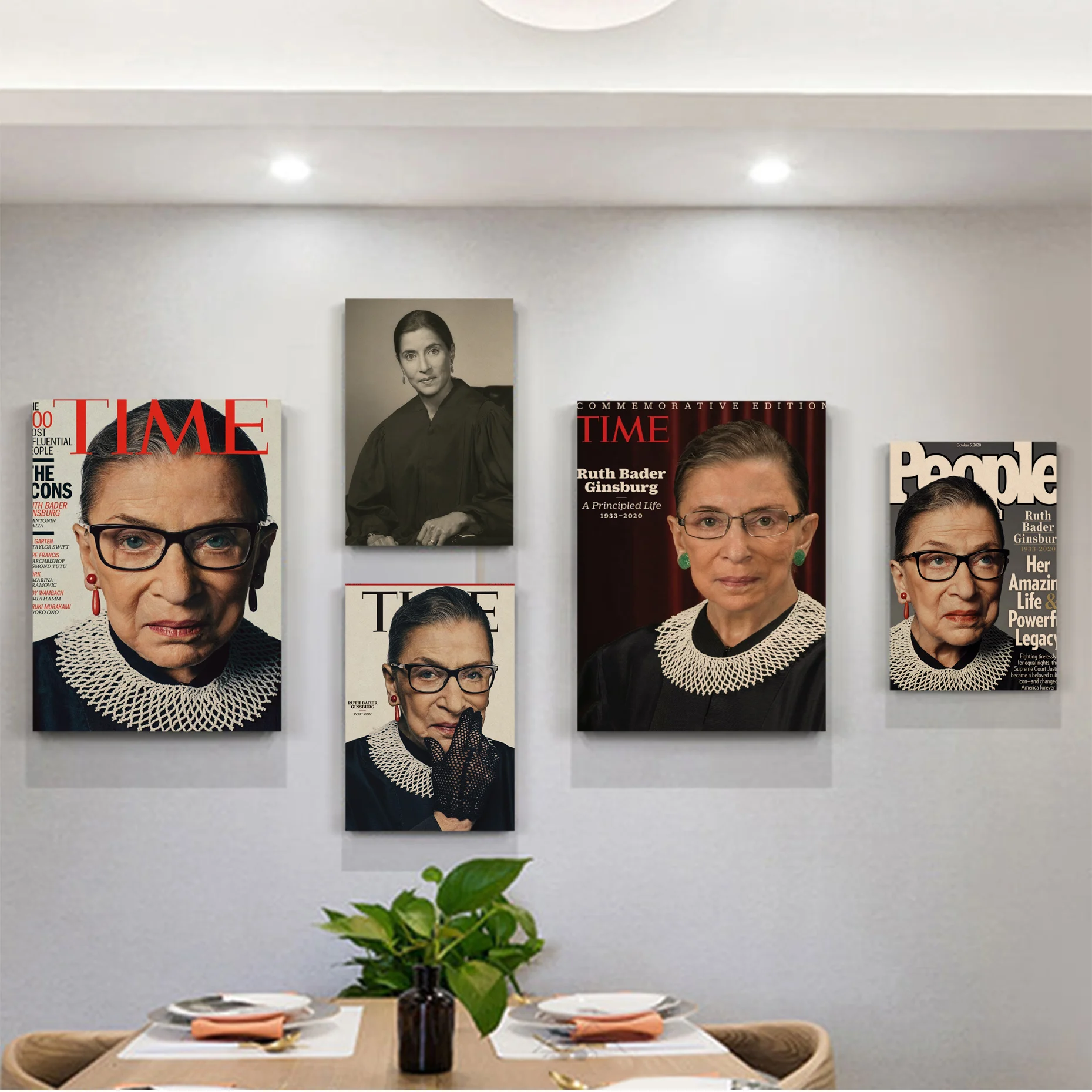 

Ruth Bader Ginsburg Art Poster Kraft Paper Prints And Posters Room Wall Decor