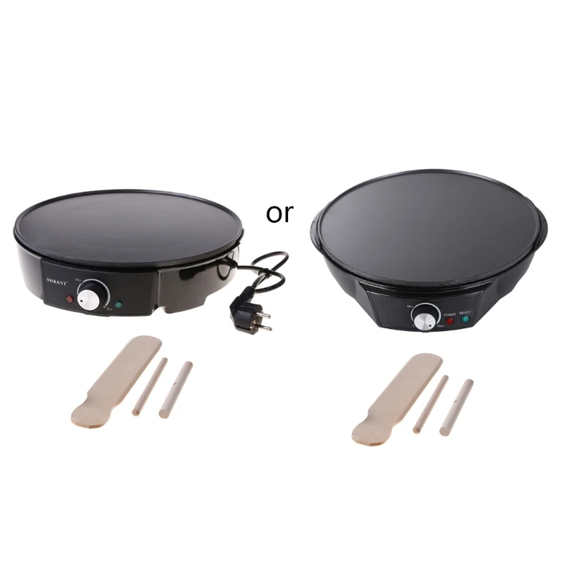 

2023 New Electric Non-stick Baking Pan Countertop Pizza Maker Electric Round Griddle for Breakfast Lunch Dinner & Snacks