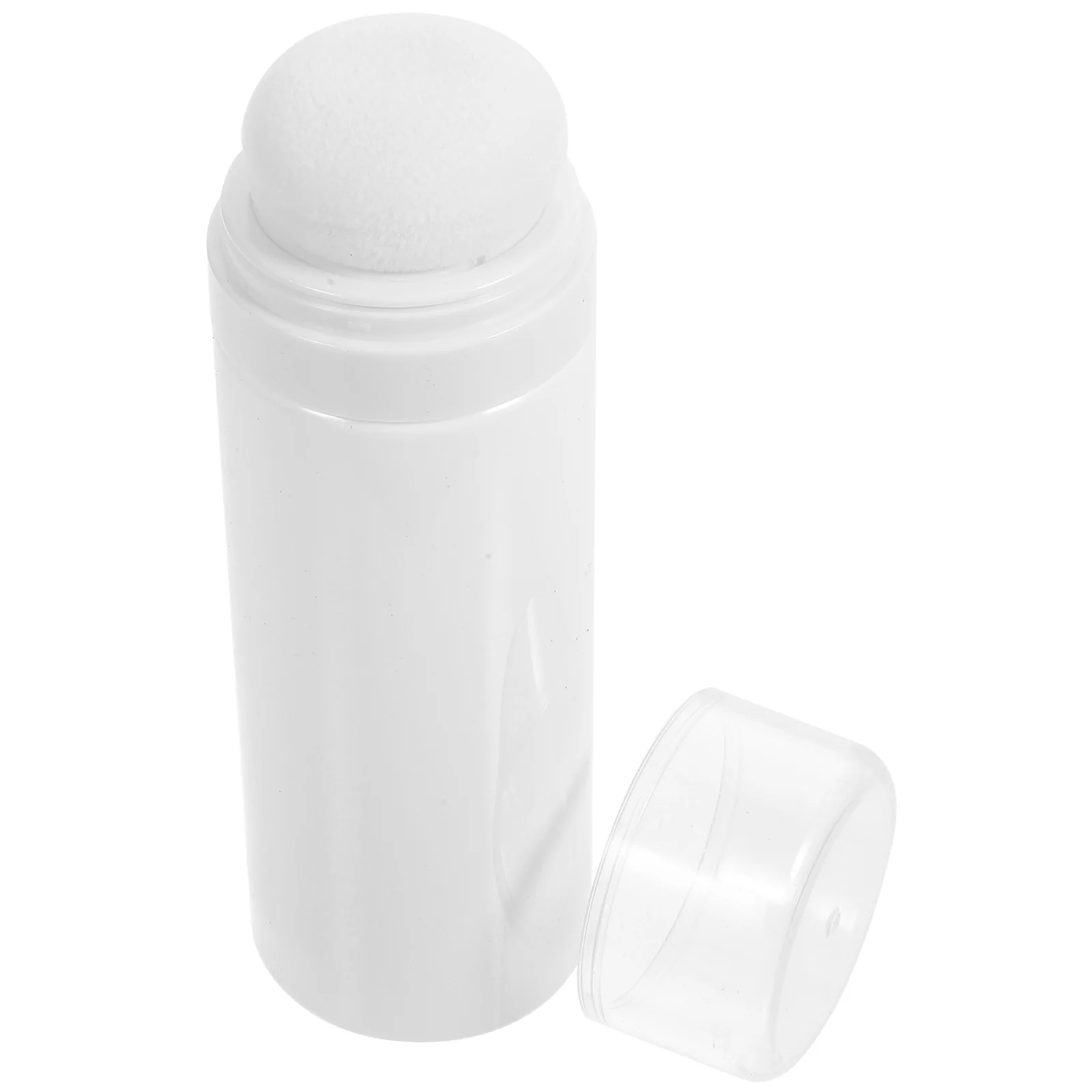 

Powder Puff Box Baby Bottle Talcum Bracket Plastic Infant Storage Body Holder Child