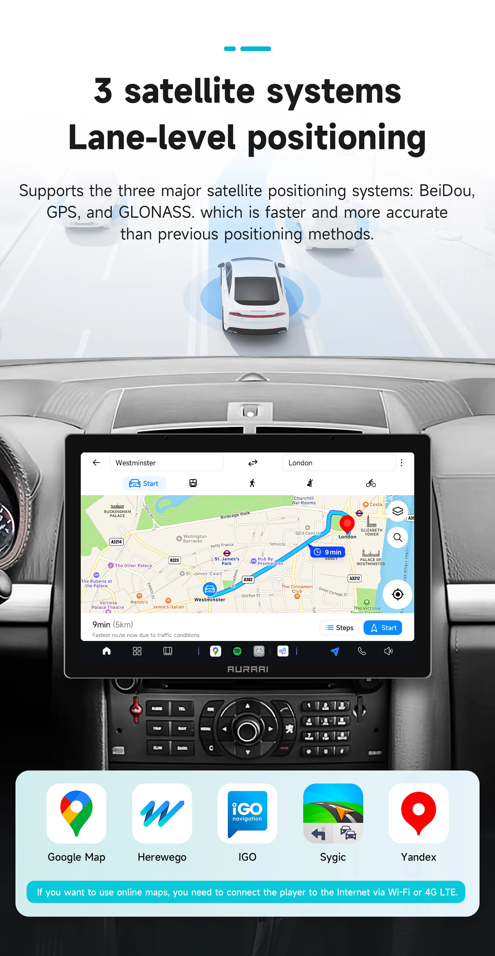 8 + 256G Carplay Android Auto radio Autoradio Für Peugeot 407 2004 - 2011 multimedia-player 2K intelligente Bildschirm ADAS 360 Kamera – Detail 24