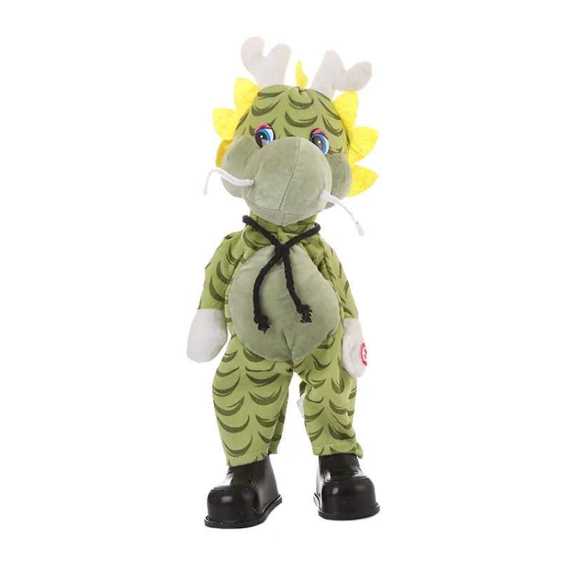 Electric Tortoise Rabbit Cow Plush Toys Shaking His Head Doll Music Singing and Dancing Donkey Electric Doll Toys for Children