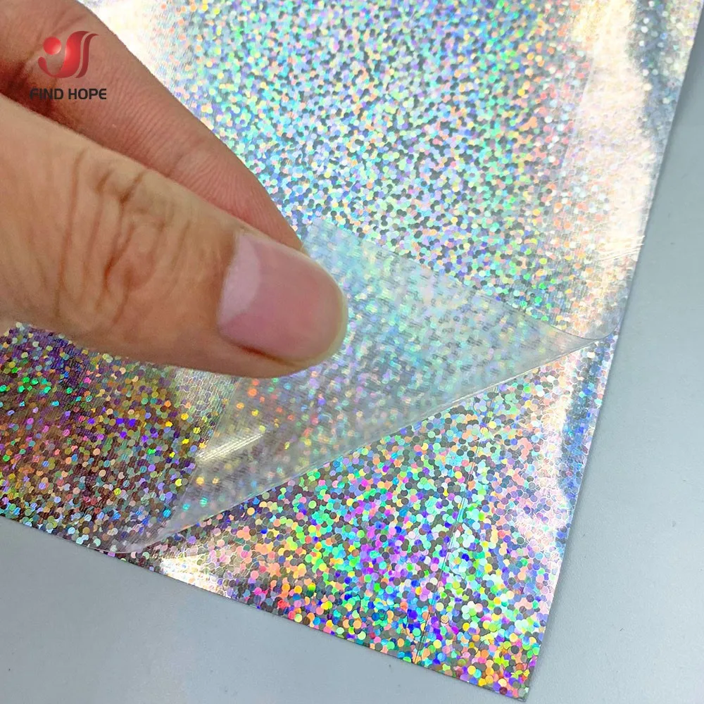 Glitter Heat Transfer Vinyl Sheet - 20x25cm Iron-On for DIY Projects and Home Decor