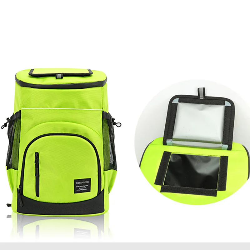 

33L Cooler bag Soft Large 36 Cans Thermal Backpack Insulated Bag Travel Beach Beer Leak-proof Food Storage Bag
