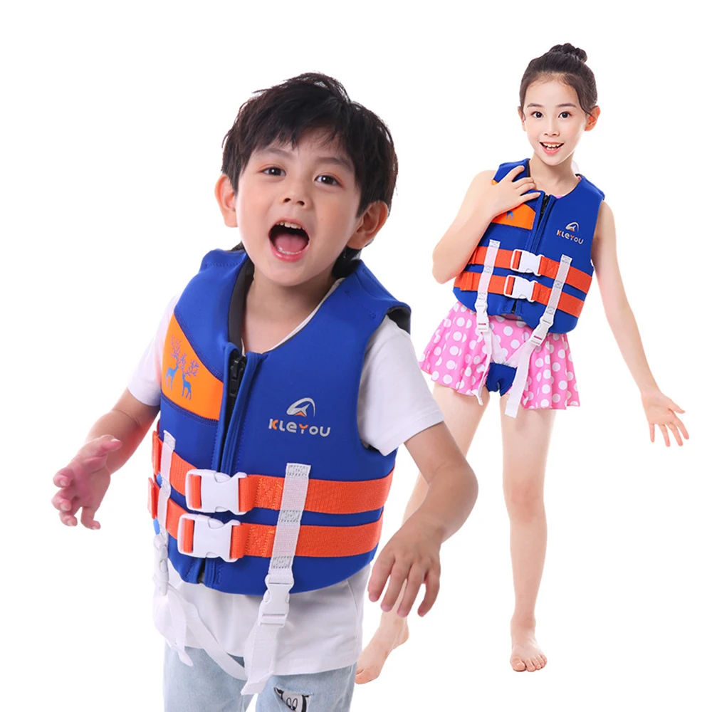 

2023 Fashion Neoprene Children's Life Jacket High Buoyancy Life Jacket Professional Ultra Thin Lightweight Swimming Life Jacket