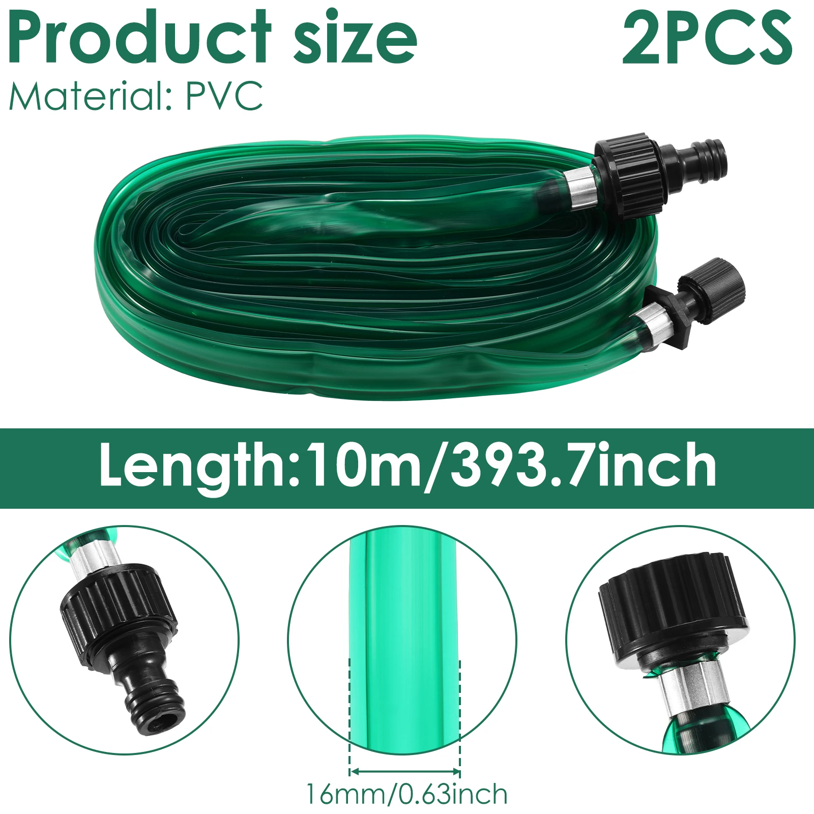 PVC Garden Soaker Hose for Lawn Watering Irrigation