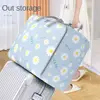 Daisy Quilt Storage Bag Foldable Household Clothes Organizer Closet Organizer Storage Containers Storage Box with Handles 1