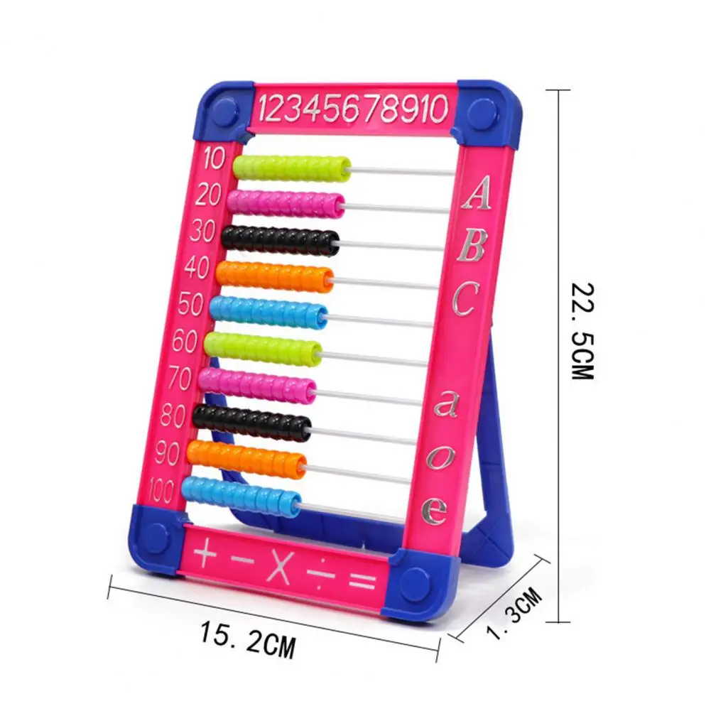 Montessori Kids Abacus Wooden Counting Number Frame Teaching Aids Counting Calculation Frames Math Learning Toy for Children