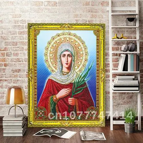 

AZQSD Diy Специальная форма алмазная живопись вышивка крестиком икона кристалл подарок мозаика Алмазная вышивка с Иисусом искусство