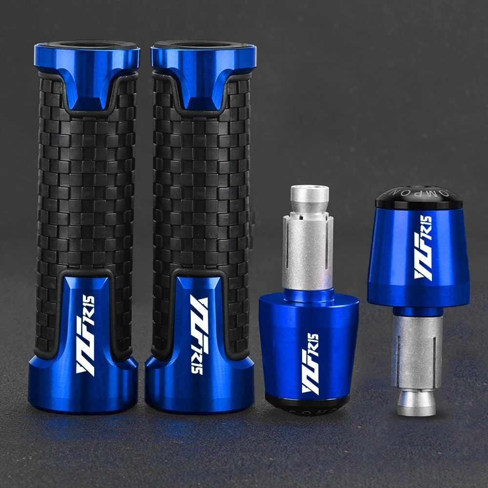 

For YAMAHA YZF R15 YZFR15 YZF-R15 2008-2016 2017 2018 Motorcycle accessories 7/8" 22MM Handlebar Grips Handle Bar Cap End Plugs