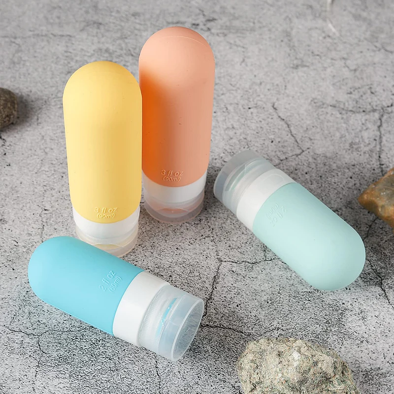 17 Pack Silicone Leak Proof Travel Bottle Set TSA-Approved Containers For Toiletries And Conditioner S50e569b8f466407ea6c898b697c43ce4J
