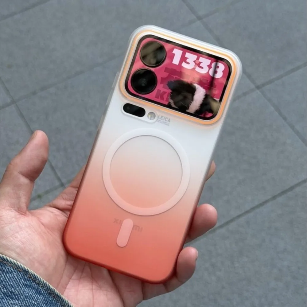Gradient Clear Matte Thin Magnetic Cover