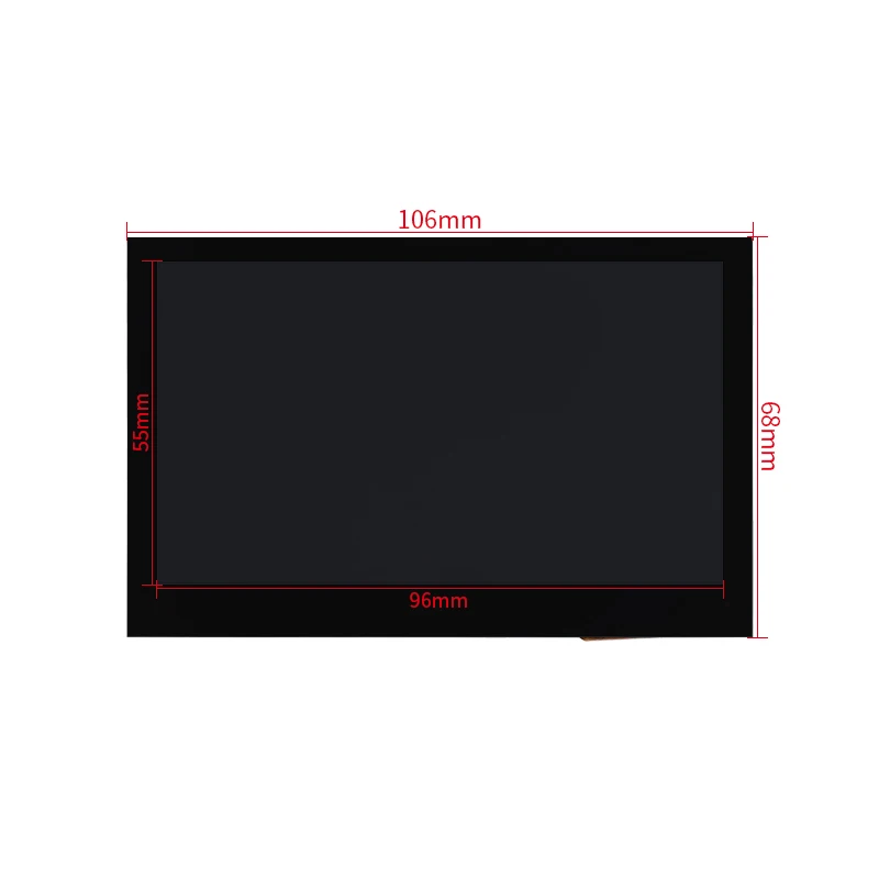4.3 Inch DSI Touch Screen for Raspberry Pi 5 4B 3B+ 3B Capacitive Touch IPS Display 800*480 LCD Monitor For RPi 5 4B 3B+ 3B