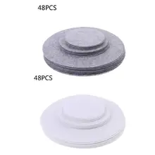 

Set of 48 Soft Felt Plate Dividers 3 Sizes Pan Separator Pads Cookware Bakeware Pot Stacking Protectors Dish dropshipping