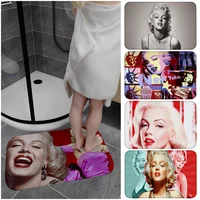 Marilyn Monroes Sexy Girl Door Mat Cheaper Anti-slip Modern Living Room Balcony Printed Bedside Mats 1