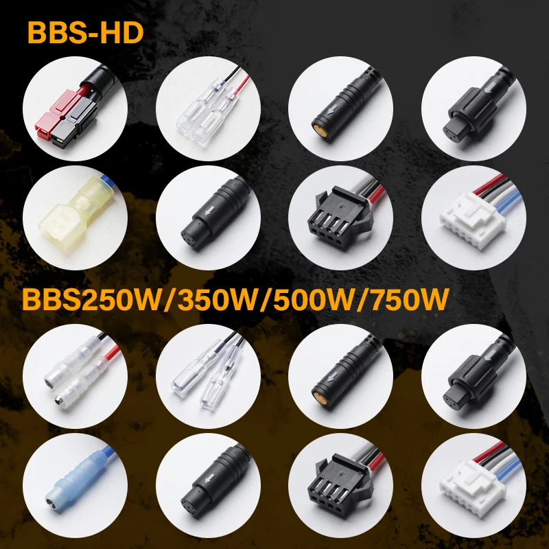 48V 750W BAFANG BBS01 BBS02 Central Motor Controller for Mid Drive Motor with Front Lamp Connector and Gear Shift Sensor