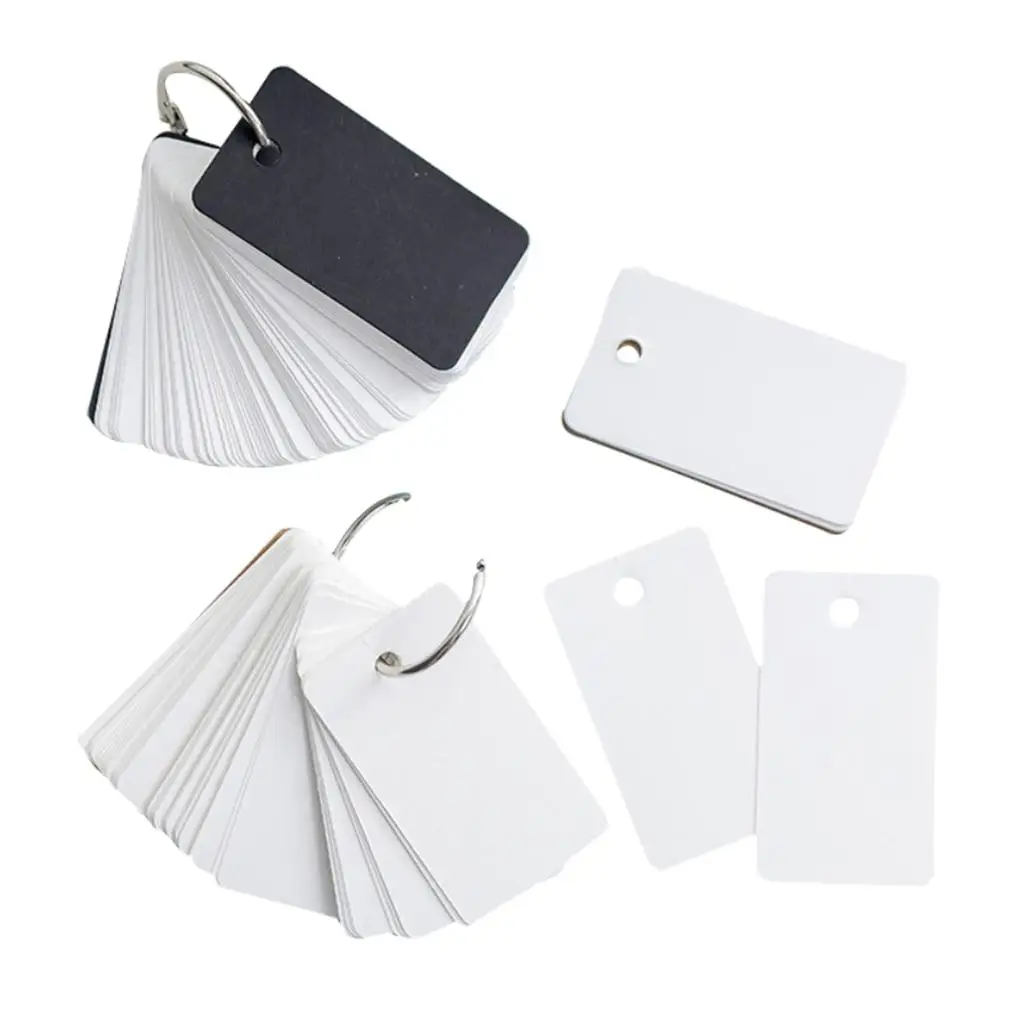 Mini Message Index Word Cards Blank Paper Message Card DIY Business Note  Cards(400pcs) 