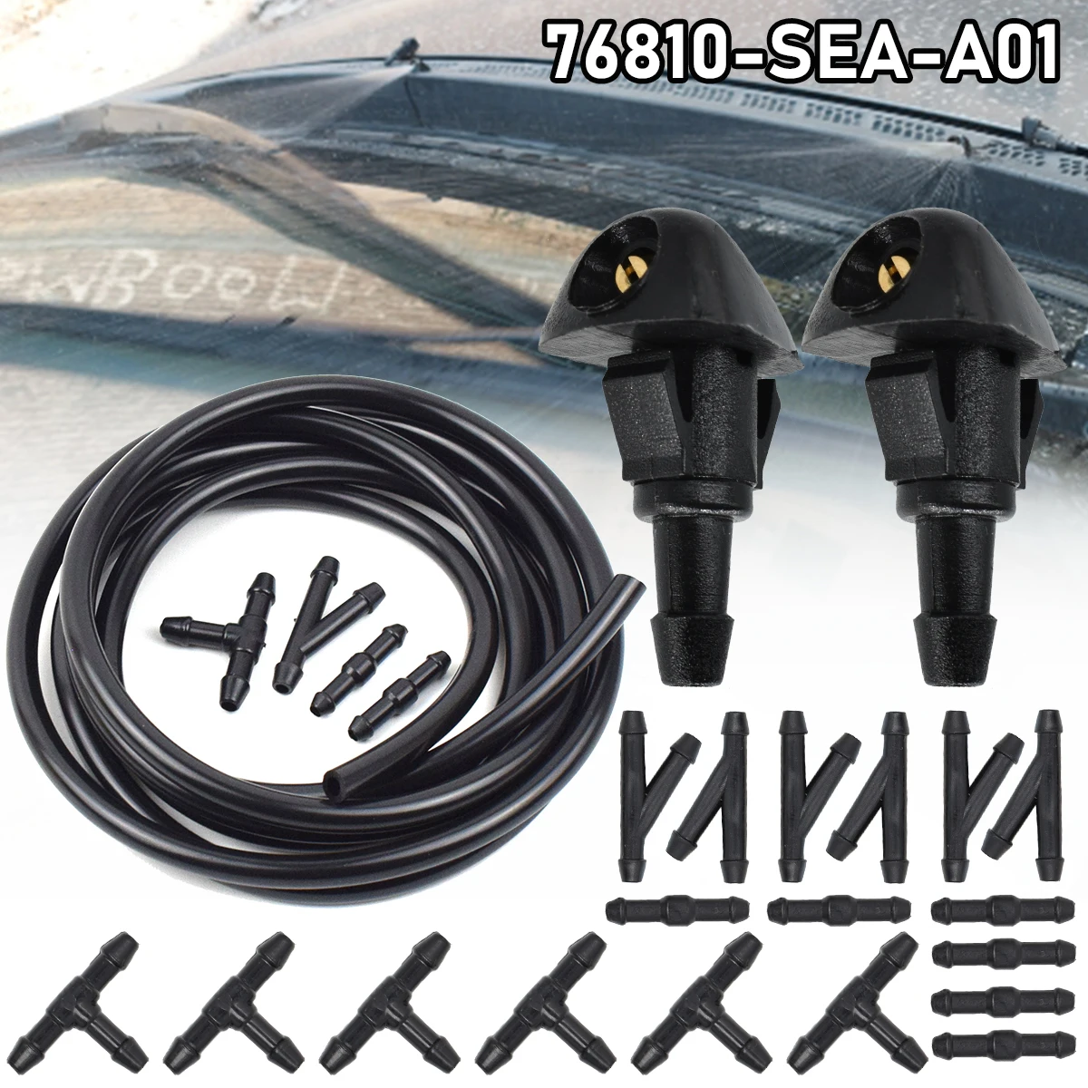 Передний Омыватель сопло струйный шланг для Honda Accord Civic 6 7 подходит для Jazz