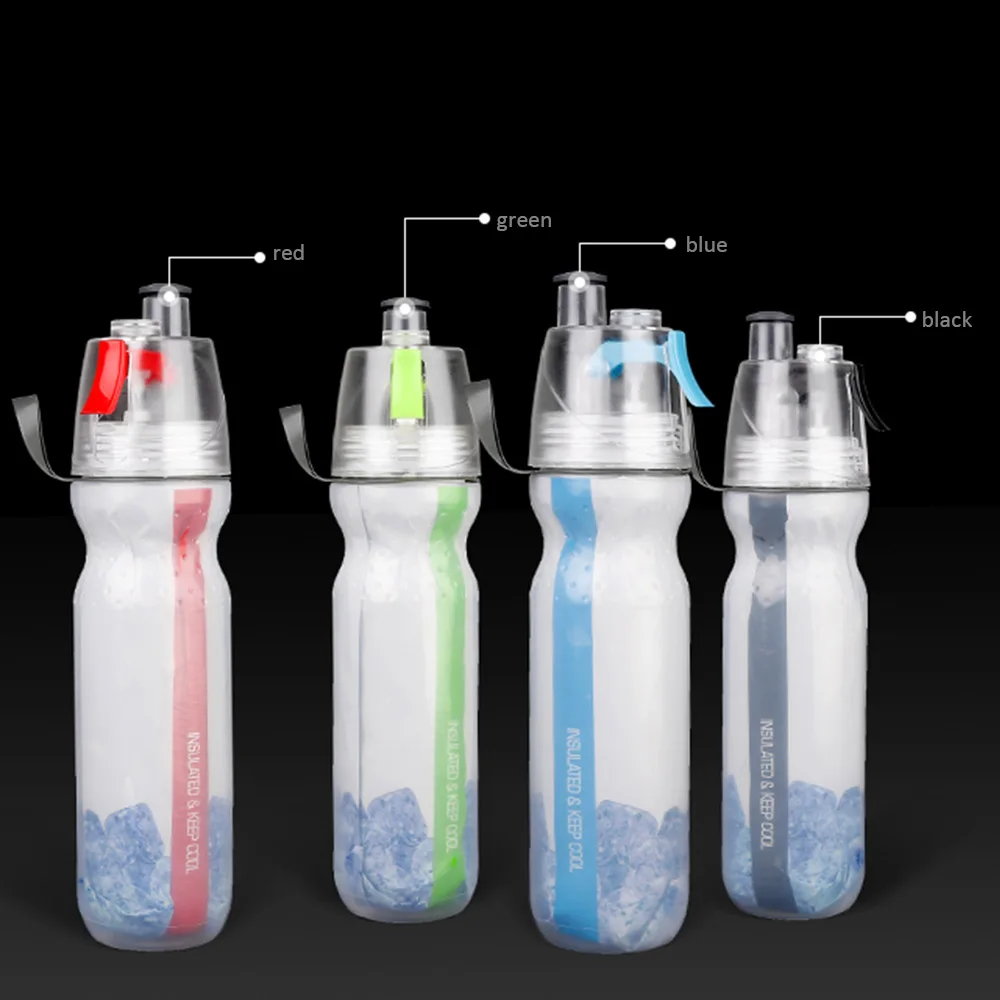 Bicycle sports Water Bottles Insulated Mist Spray Water Bottle