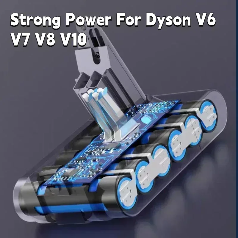 For Dyson V6 V7 V8 V10 Rechargeable Bateria SV10 SV11 SV12 DC59 DC62 Vacuum Cleaner Battery DC58 Battery for Sony Cell power tool battery rechargeable lithium batteries rechargeable nickel zinc batteries rechargeable nickel metal hydride batteries