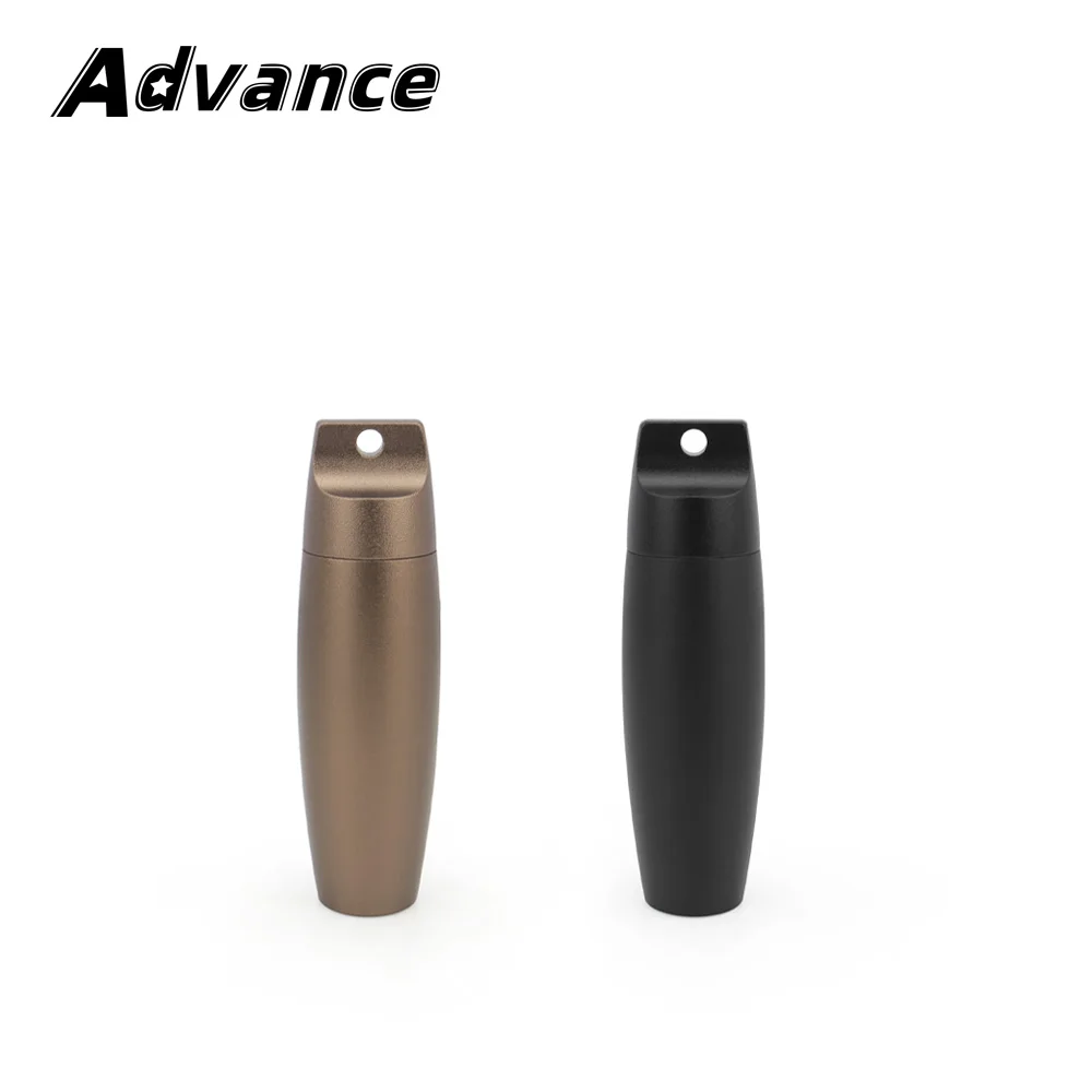 Aluminum Alloy Waterproof Seal Bottle EDC Outdoor Pill Bottle Keychain Portable Mini