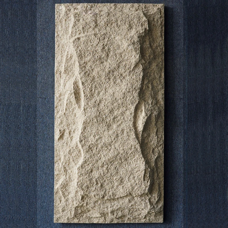 Світлий матеріал Вогнезахисний ПУ Камінь Шкіра Вілла Фон Стіна Скеля Плита Штучний гриб Камінь ПУ Камінь Стінна панель