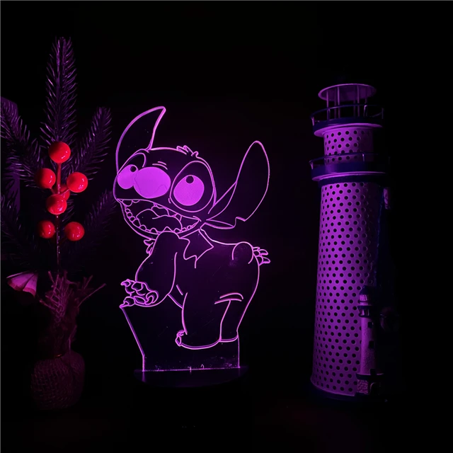 Lampe 3D Stitch