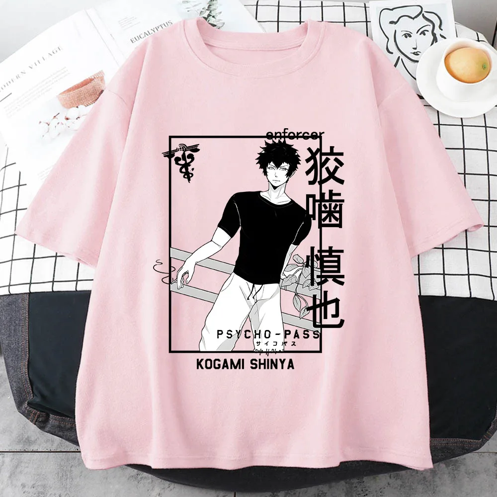 

Psycho Pass T Shirts Women/Men 100% Cotton Manga/Comic Japanese Anime Handsome Slight Strech Originality Comfortable Prevalent