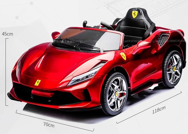 Ferrari Kids Ride On Electric Car For Boys &Amp; Girls Toy Car With Remote Control F8