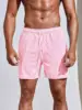 New 3d Line Splicing Men's Sports Shorts For Summer Casual Soft Personalized Breathable Holiday Polyester Beach Surfing 3